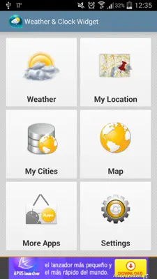 Weather & Clock Widget Android android App screenshot 7